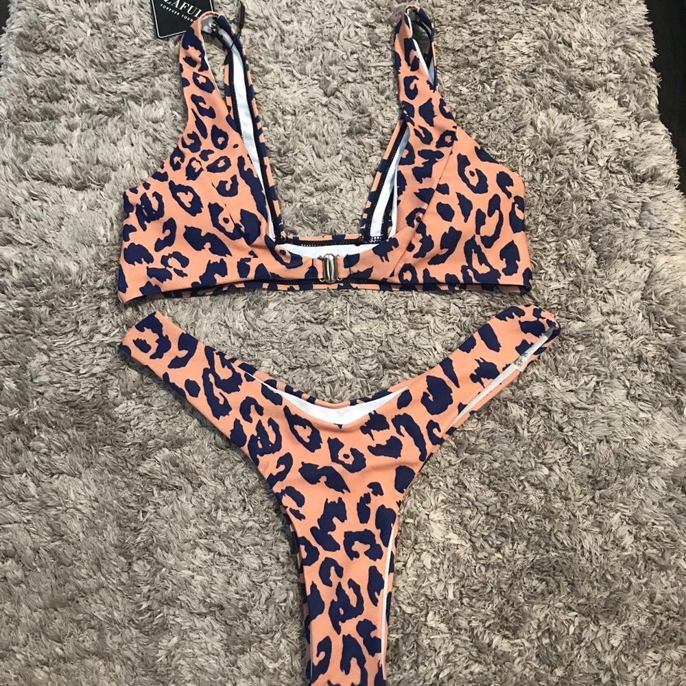 Cheetah print bikini